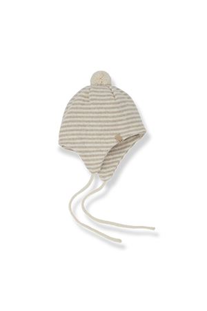 Cappello Carlota in cotone a righe beige 1+IN THE FAMILY KIDS | CARLOTABEIGE